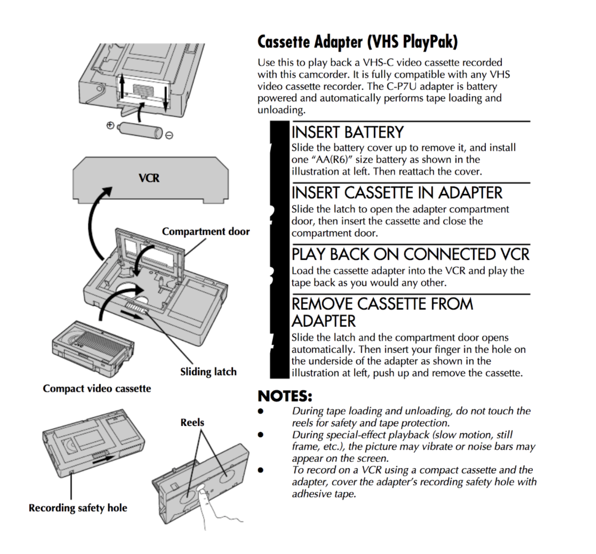 natuurkundige gips Onvoorziene omstandigheden VHS-C to Digital Cassette Adapter | Arapahoe Libraries