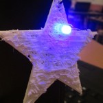3D printed star with light