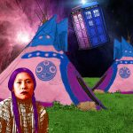 American Indian and Doctor Who Tardis