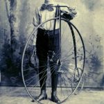 Bicycle with unidentified owner, circa 1899. Source: Chicago Public Library, Special Collections, West [Near West] Side Community Collection, Photograph 1.259.