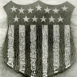 The Human U.S. Shield, 30,000 people, Camp Custer, Battle Creek, Michigan, 1918. Source: Special Collections, World War I Collection, 2008.37.1