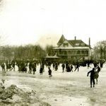 Ice Skaters at Garfield Park Lagoon, 1896. Source: East Garfield Park Community Collection, Special Collections, Photograph 1.72.