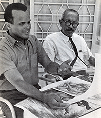 Harry Belafonte and Charles White
