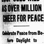 Headline: Loop goes wild as over million cheer for peace; Celebrate peace from before daylight to midnight