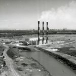 Incinerator at 103rd & Doty, 1959. Photograph by R.E. Murphy. Source: Department of Urban Renewal Records, Box 105, Folder 13, Special Collections, Chicago Public Library