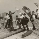 Lakefront kite event, circa 1930. Source: Chicago Park District Photographs, 110_026_003