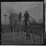 Children at playground, Lake Meadows, undated