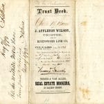 Trust deed, Charles M. Bowen to J. Appleton Wilson