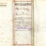 Quit-Claim Deed, long form. John C. Barker and wife to Charles M. Bowen.