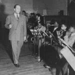 Conductor leading band at DuSable High School