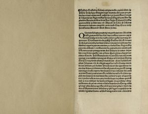 The Barlow/BPL copy of the Columbus letter, lot no. 569 (Q.405.6). Click here to view digitized copy.