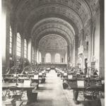 Photo of Bates hall taken in 1896