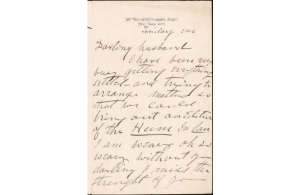 Victoria Woodhull Martin] autograph letter signed to [John