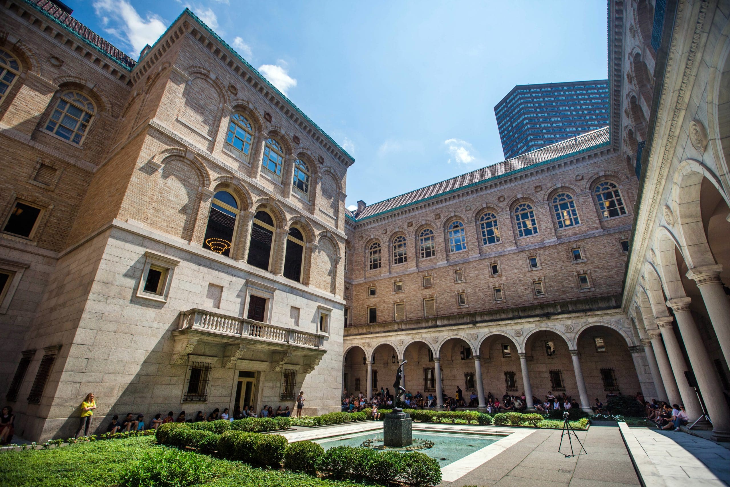 Concerts in the Courtyard Boston Public Library