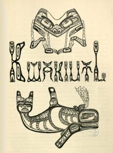 The Indians' Book; Kwakiutl chapter title page