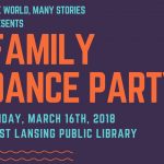 One World, Many Stories presents a family dance party at ELPL on March 16 at 5:30pm