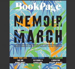 Screenshot of the cover of the March 2020 edition of BookPage magazine.