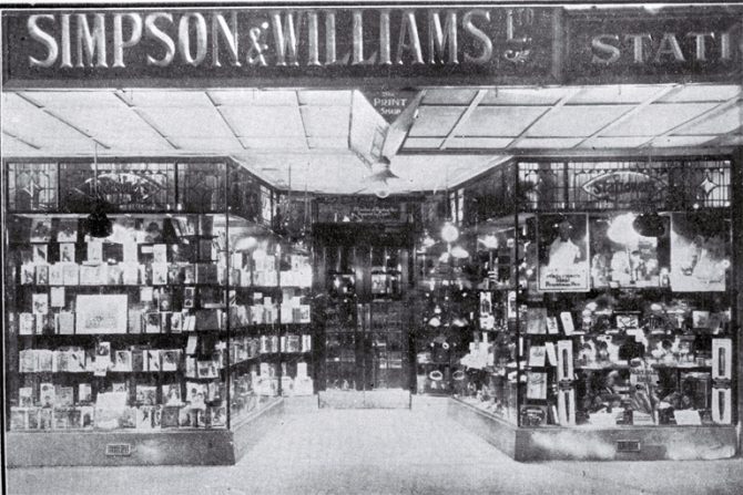 Simpson & Williams, 238 High Street, Christchurch [1925] CCL PhotoCD 6, IMG0007