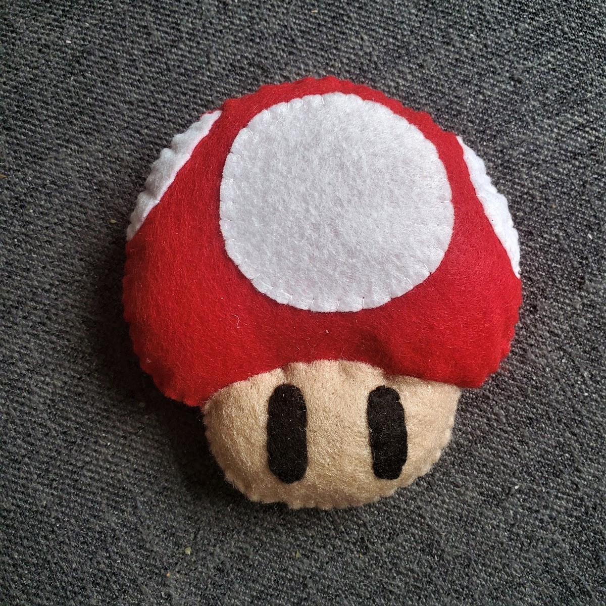Completed Super Mario Mushroom craft