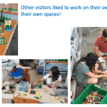 Other visitors liked to work on their own scenes –in their own spaces!