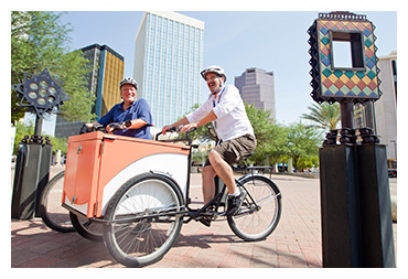 Photo of the Library's Bookbike