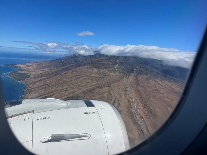 Homecoming: West Maui Mountains from the Air