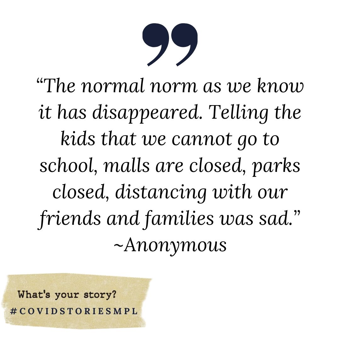 Covid Stories - Anonymous