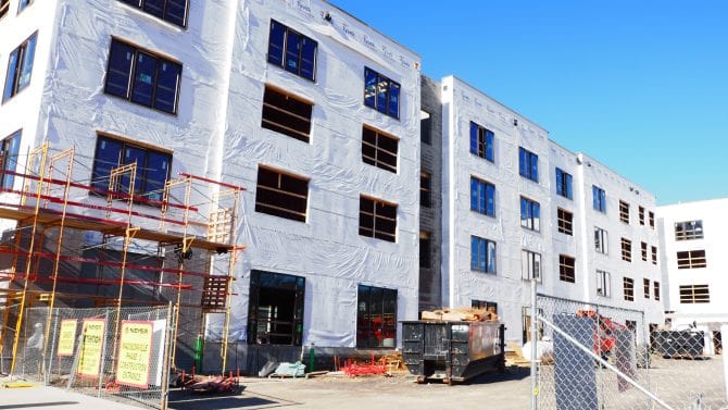January 2022 Construction Progress - Madisonville Branch Library