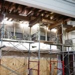 January 2022 Construction Progress - Walnut Hills Branch Library