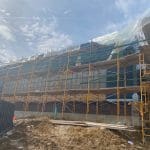 February 2022 Construction Progress - Walnut Hills Branch Library