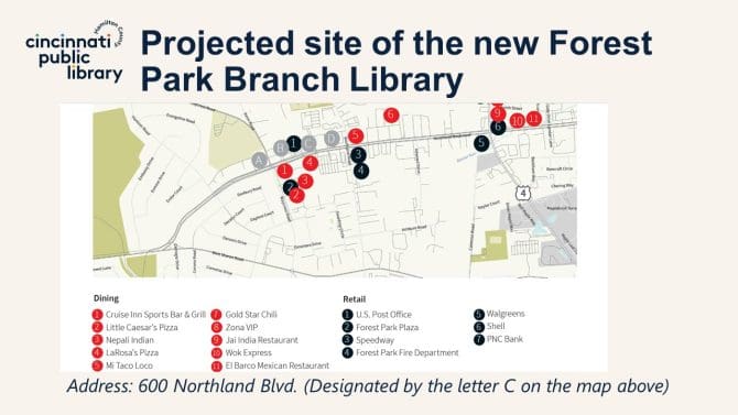 Projected Site of the New Forest Park Branch Library