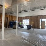 April 2022 Construction Progress - Madisonville Branch Library