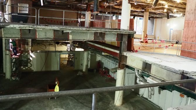 June 2022 Construction Progress - Downtown Main Library Library