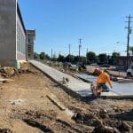 July 2022 Construction Progress - Walnut Hills Branch Library
