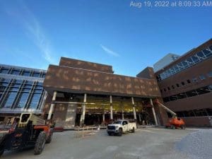 August 2022 Construction Progress - Downtown Main Library