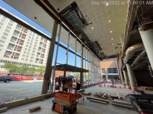 September 2022 Construction Progress - Downtown Main Library