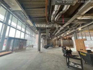 November 2022 Construction Progress - Downtown Main Library