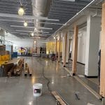 December 2023 Construction Progress - Madisonville Branch Library