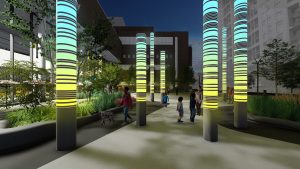 South Vine Street Plaza Concept - Plans Not Final
