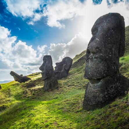 Easter Island moai heads, Daily Life Through History