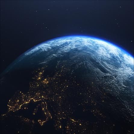 Europe at night seen from outerspace, Science Reference Center
