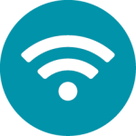 teal Wi-Fi icon