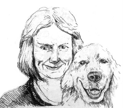 drawing of Carol Harmon by Vanessa Waring