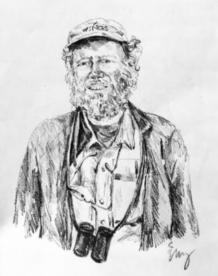 drawing of Steve Howell by Vanessa Waring