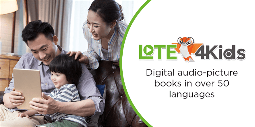 LOTE4Kids: Digital audio picture books in over 50 languages
