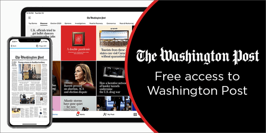 The Washington Post: Free access to Washington Post