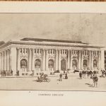 Architect’s concept drawing of the Carnegie Library