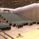 Central Library: lower-level auditorium seating from the front