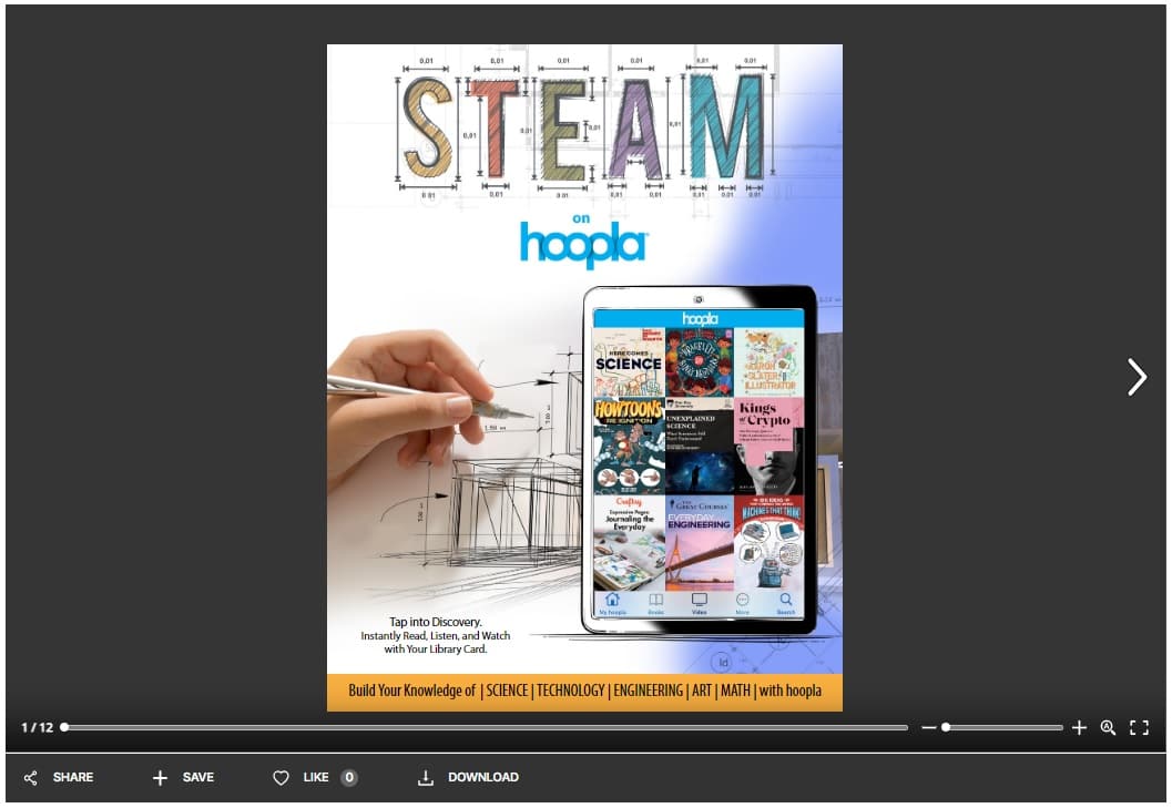 Click here to read Hoopla's 2022 STEAM Look Book