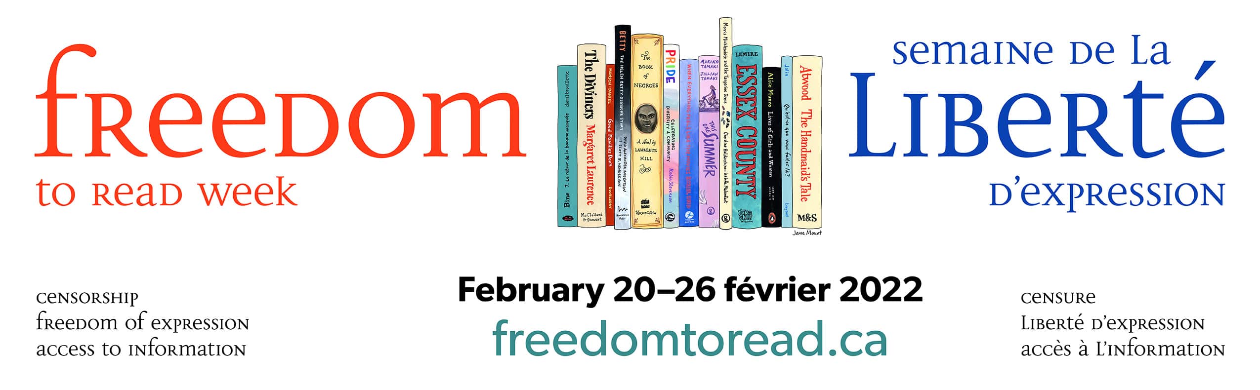 Freedom to Read Week 2022 - February 20-26
